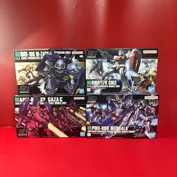 기동전사 Z 건담 HG 건담 프라모델 4종 세트