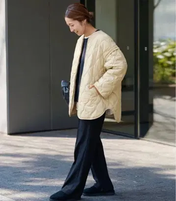 FRAMeWORK NEW 2way 퀼팅 블루종