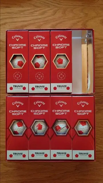 Callaway Chrome Soft 축구 패턴 골프공 21개