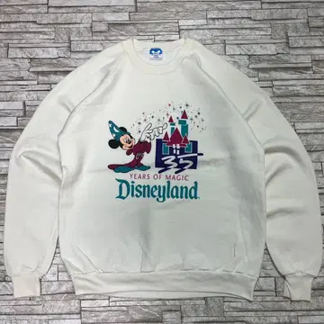 80s 디즈니 빈티지 맨투맨 35주년 디즈니랜드