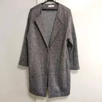 그레이 롱 코트 여성용