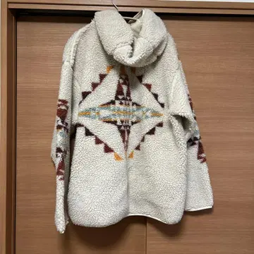 펜들턴 보아 플리스 자켓 오르테가 네이티브 크림색