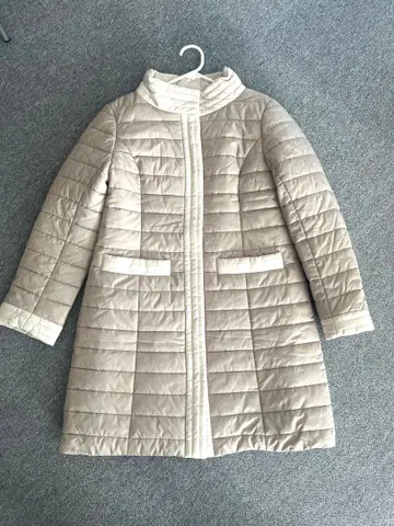 하나에모리 알마앙 로즈 HANAEMORI 코트 베이지 퀼팅