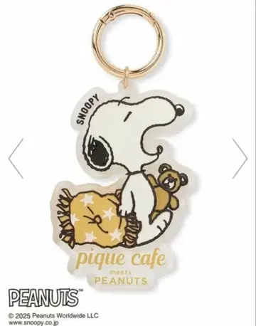 스누피 아크릴 키링 피크카페