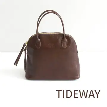 TIDEWAY 핸드백 라이트 가죽 보스턴 미니
