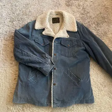 레어 70s Wrangler 코듀로이 보아 자켓 라이트 블루 L