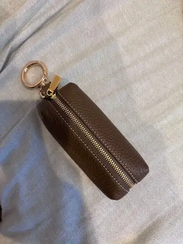 RECLAIRE 브라운 가죽 파우치