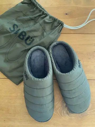 SUBU 슬립온 샌들 24~25.5 카키