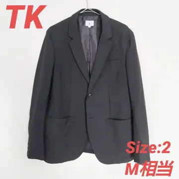 TK 테일러드 자켓 블랙 사이즈 2 다케오 키쿠치 비즈니스에도