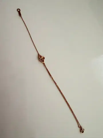 K10 골드 하트 모티브 팔찌