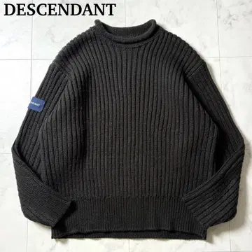 DESCENDANT DRAGNET RIB KNIT 롤 넥 02