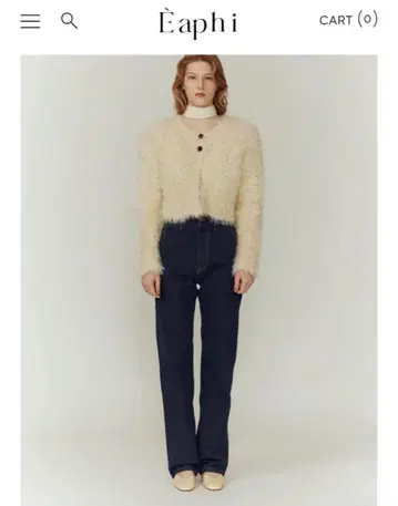 [ 새상품급 ] Eaphi 스트레이트 데님 하이웨스트