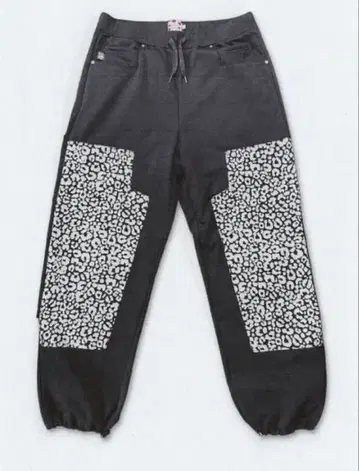 starteam leopard double knee 스웨트 팬츠