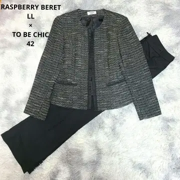 라즈베리 레트 x 투 비 시크 빅 사이즈 셋업 트위드