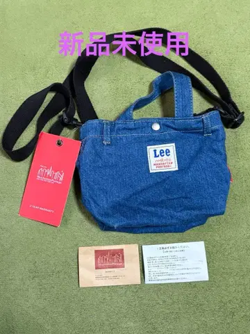 맨해튼 포티지 x Lee 데님 숄더백 택 포함 토트백