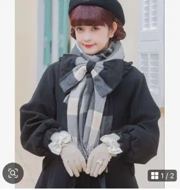 새상품 아오키 미사코 스톨 머플러