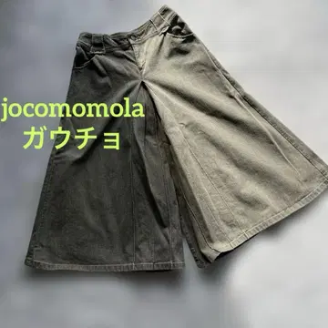 호코모모라 가우초 와이드 팬츠 사이즈 38 그레이 데님