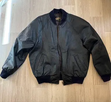 MA-1 가죽 자켓 사이즈 M