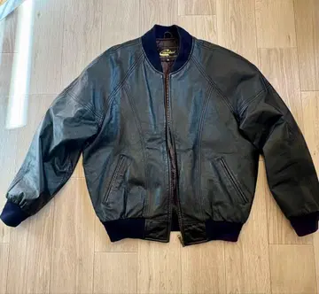 MA-1 가죽 자켓 사이즈 M 짧은 기장