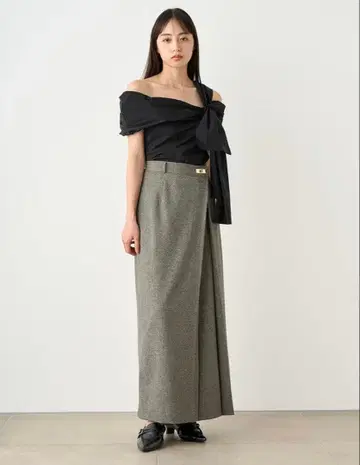 SNIDEL 턱 바리에 스커트