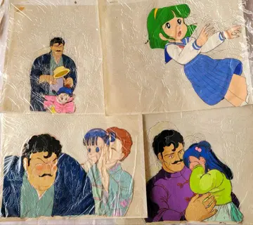 애니메이션 셀화 원화 4매 세트