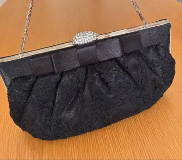 레이스 x 클러치백 블랙