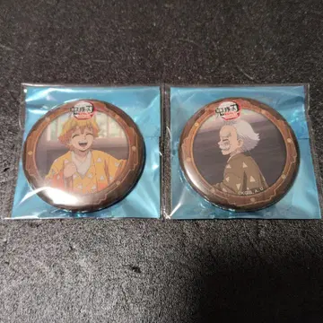 귀멸의 칼날 젠이츠 쿠와지마 캔뱃지