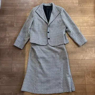 Avelina Regard 트위드 수트 세트 빅 사이즈