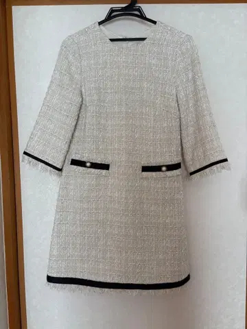 Apweiser-riche 7부 소매 무릎 기장 원피스