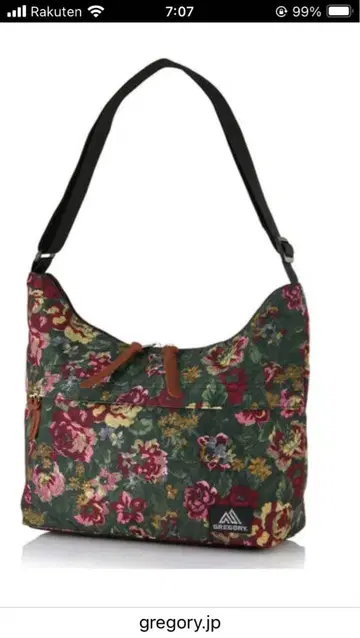 그레고리 스탠다드 숄더 백 가든 태피스트리