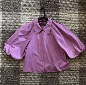 볼륨 카라 블라우스 OPAQUE.CLIP