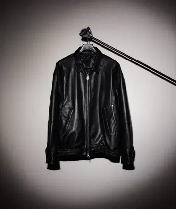 BEAMS 가죽 블루종 S 사이즈