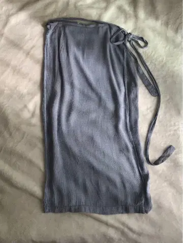 프랑스 구제 의류 랩스커트