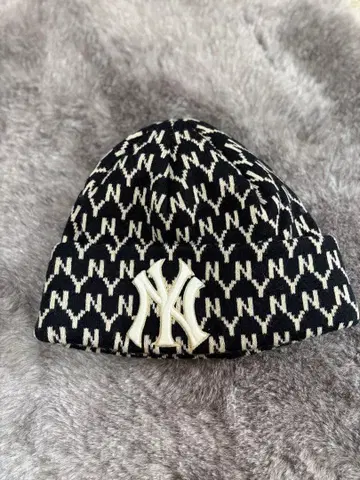 MLB KOREA 니트 모자 NY 로고