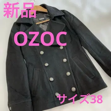 새상품 OZOC 피코트 울 코트 블랙 M #3199