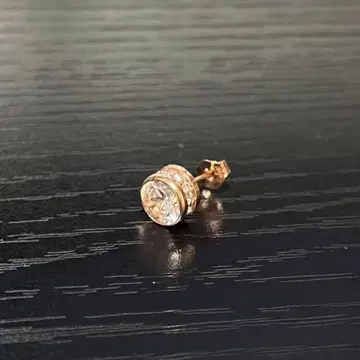 AVALANCHE 아발란치 10K 로즈 골드 귀걸이 6mm