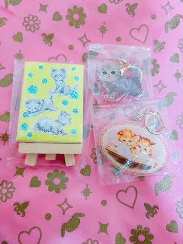 프랑슈리페 캔버스 아트 키링 3세트