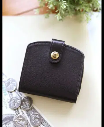 미사용 새상품 클레도란 지갑 블랙 접이식 지갑 미엘 당일 배송