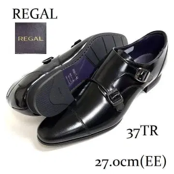 새상품 리갈 37TR 더블 몽크 스크래치 타프 가죽 27cm