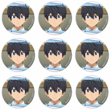 [ 9 ] Free! 하이 스피도 핸드메이드 캔뱃지 교토 애니메이션