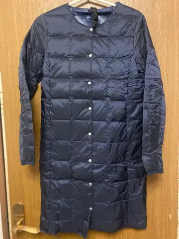 TAION 네이비 롱 다운 자켓