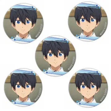 [ 5 ] Free! 하이 스피도 핸드메이드 캔뱃지 교애니