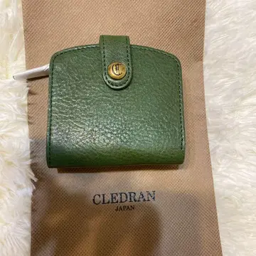 미사용 새상품 클레도란 지갑 그린 접이식 지갑 미엘 당일 배송