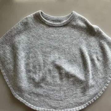 나카가와 마사시치 상점 레이어드 판초 케이프 알파카 울 가디건