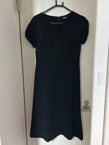 블랙 원피스 수트 (자켓 포함)