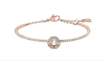 스톤 부착 골드 뱅글