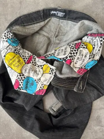 다크 그레이 스트레이트 데님