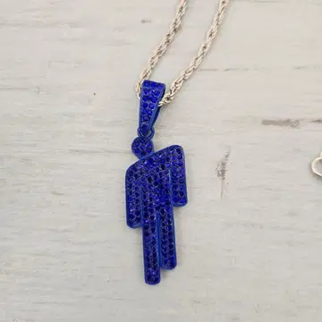 Billie Eilish 목걸이 블루