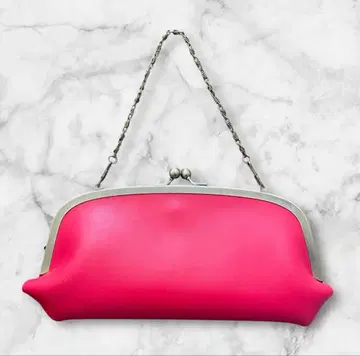 가죽 친가마구치 지갑 롱