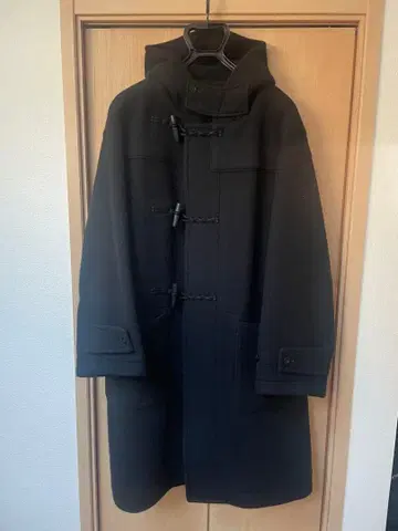 [ 컨디션 최상 ] 캡틴선샤인 캐시미어 혼방 더플 코트 블랙 38